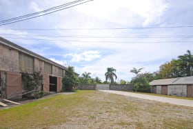 Warehouse view looking west