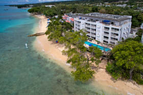 Aerial view of Waterside and beach