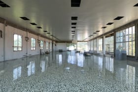 2nd floor - the epoxy flooring is only a rendering