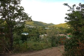 View from the lot of the mountains in Monchy