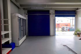 Ground Floor - Main Entrance with Rolling Shutters