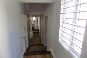 Hallway with Wood-look Tile