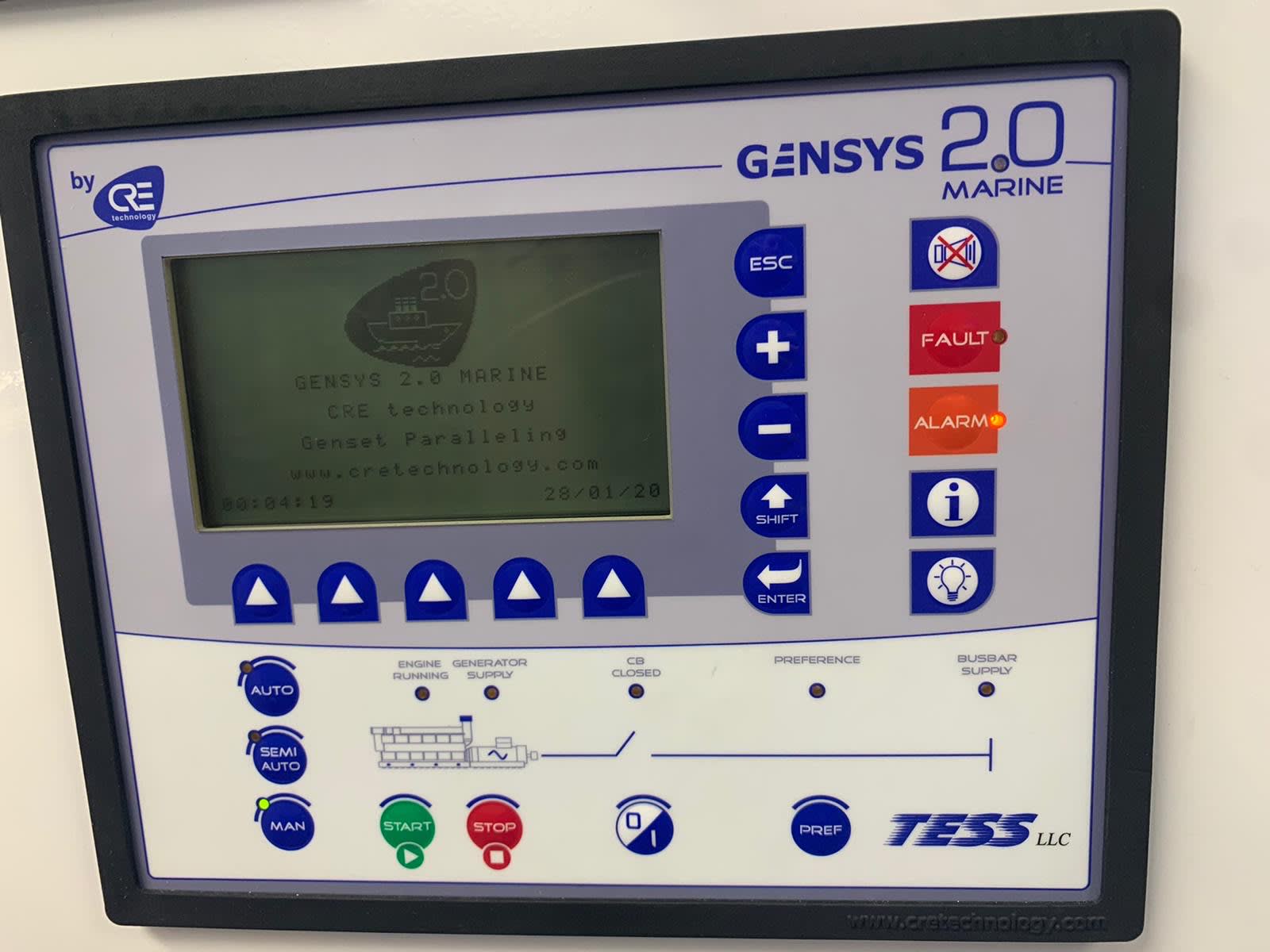 Power Management System (PMS) with GENSYS 2.0 MARINE Tess Electrical LLC