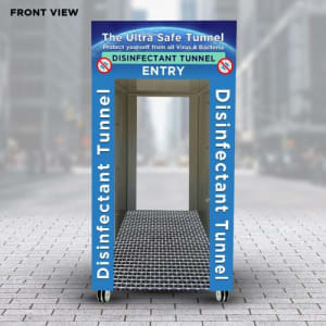 portable disinfection booth