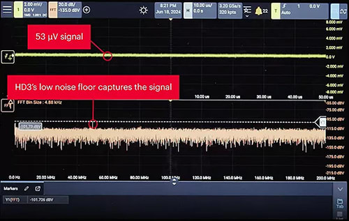 HD3 Noise Floor Sample