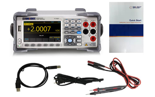 Siglent SDM3045X Digital Multimeter Box Contents