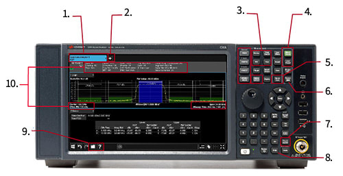CXA Front Panel Features