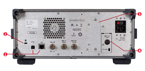 N9321C Rear Panel Features