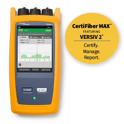 CertiFiber Max featuring Versiv2