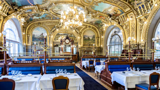 The famous Train Bleu restaurant at Paris Gare de Lyon