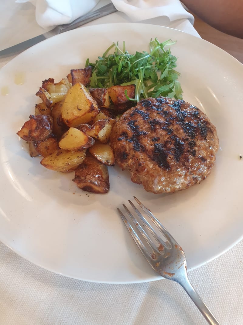 Hamburger di manzo 220 gr - Trattoria Ca' Longa, Reggio Emilia