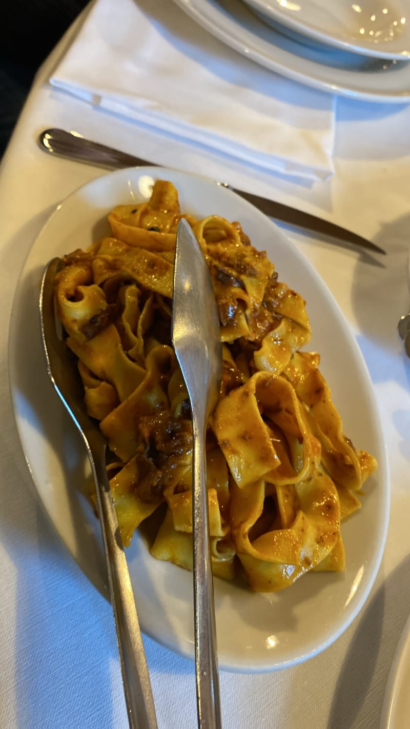 Pappardelle al cinghiale  - Trattoria Ca' Longa, Reggio Emilia