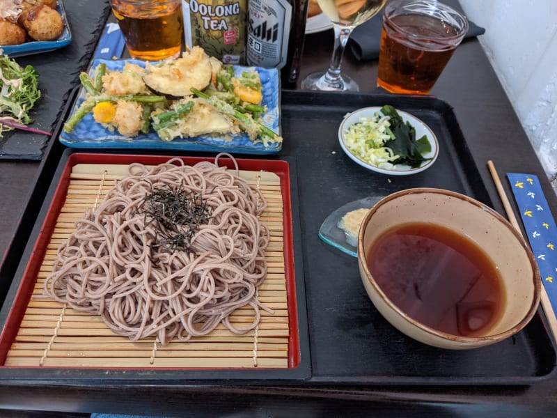 Soba et beignets de légumes - Matsumotoya, Strasbourg