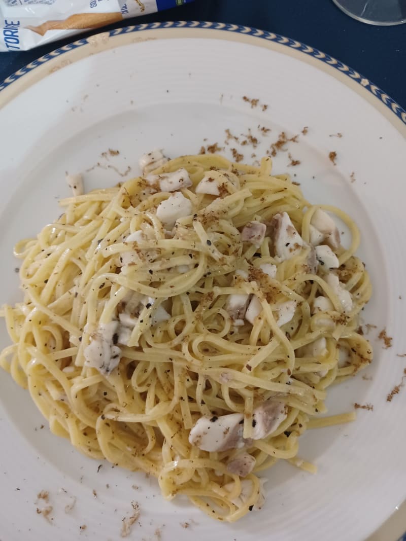 Tagliolini Orata e Tartufo - Villa Icidia, Frascati