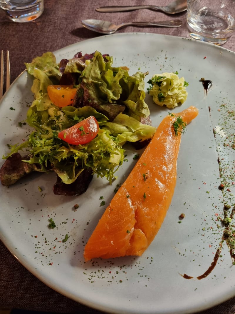 Saumon gravlax  - Le Kastelberg, Andlau