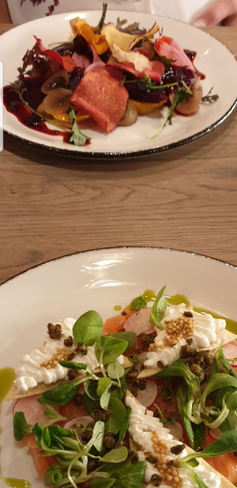 bietensalade en de zalm (voorgerechten) - Dine with Florian, Hoofddorp