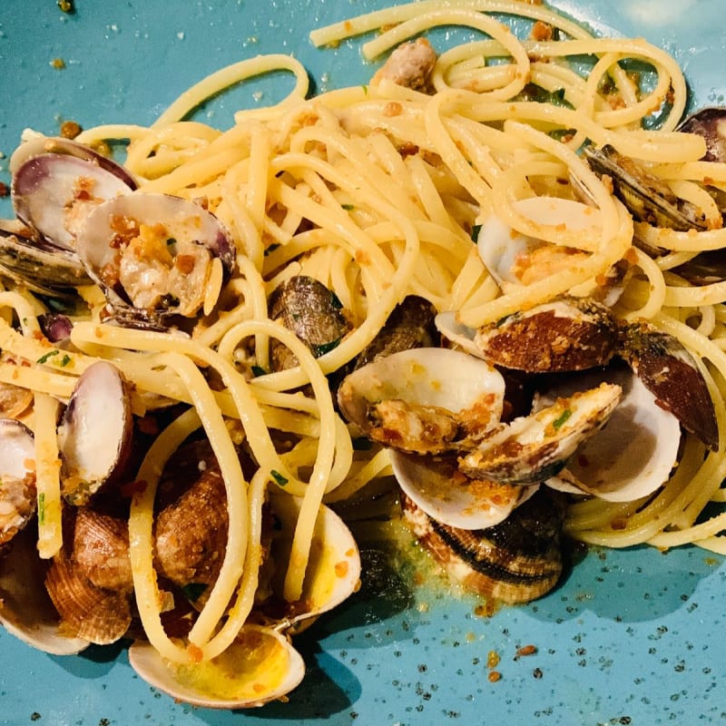 Spaghetti vongole e bottarga  - L’Officina del Pesce, Milan