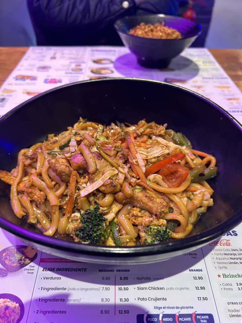 Udon - No Pollo Vegetal - Padthaiwok - Malasaña, Madrid