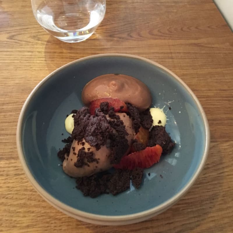 Orange sanguine chocolat au lait - La Table de Cybèle, Boulogne-Billancourt