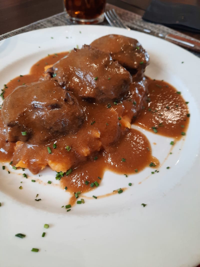 Carrillada Con Puré De Calabaza - Amoraga , Collado Villalba