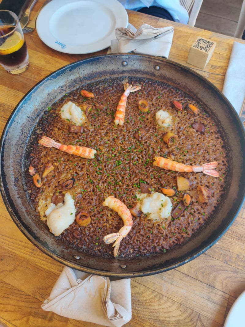 Arroz del señorito, con todo peladito para su deleite.  - Can Fisher, Barcelona