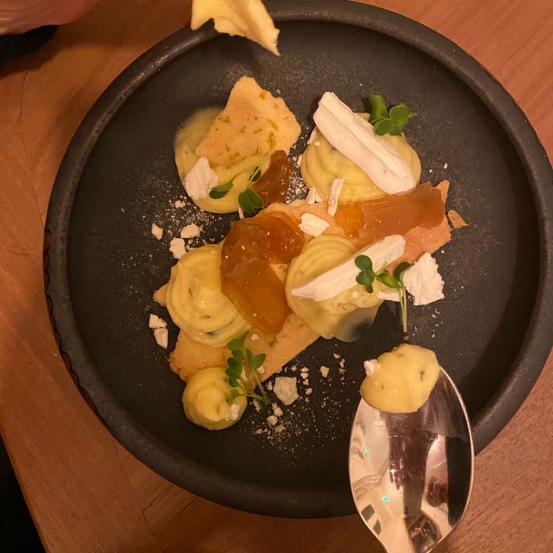 tarte au citron déstructurée façon mojito  - Le Grimaldi, Cagnes-sur-Mer