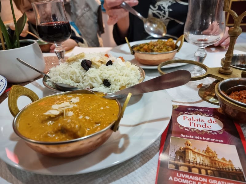 Agneau Korma - Palais de L'Inde, Neuilly-sur-Marne