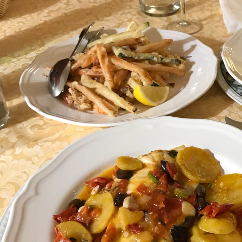 Tempura di pesce e verdure ed il rombo - Il Ristorante Brando, Chieti