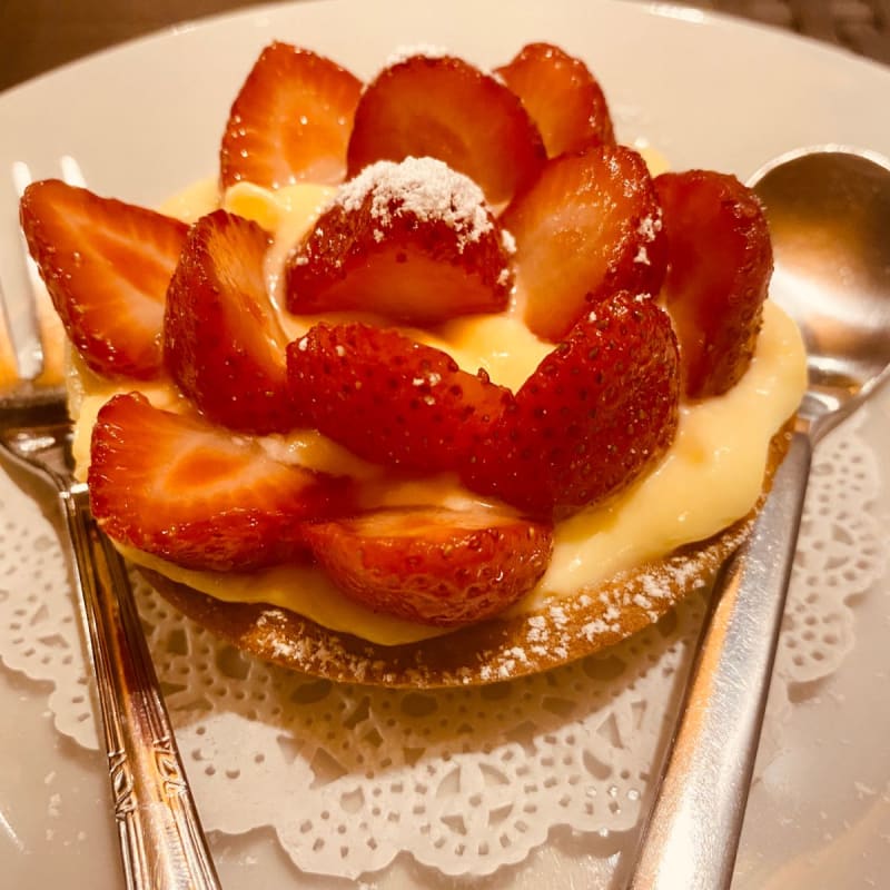 Crostata crema e fragole - Prosecco e Polpette Bistro, Rome