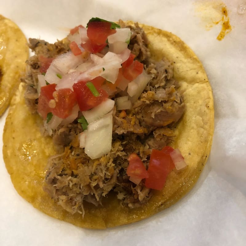 Pulled pork taco - Wacamole - Caballero de Gracia, Madrid