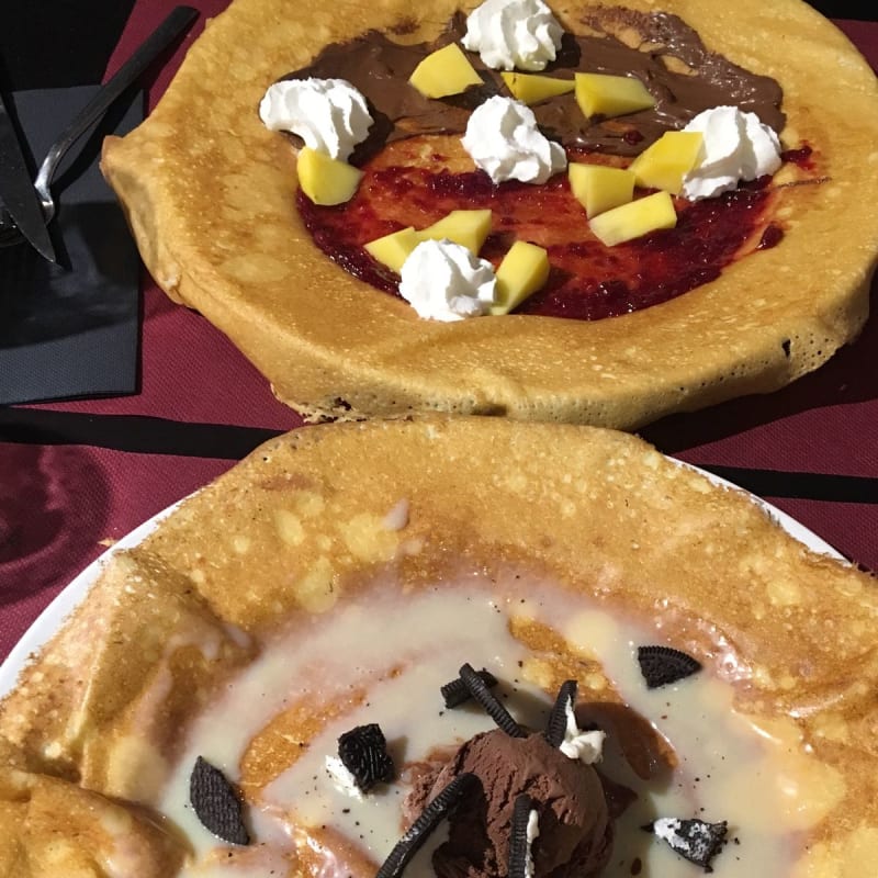 Crepe de oreo y de mango - Cre-Cotte, Madrid