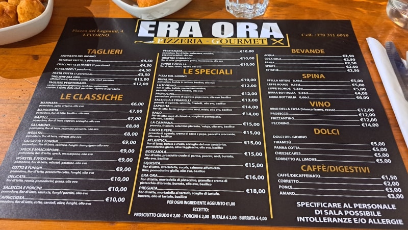 Ristorante Pizzeria Era Ora, Livorno