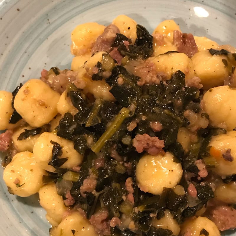 Gnocchetti salsiccia e cavolo nero - Osteria Battipalla, Florence