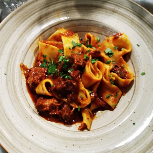 Pappardelle al cinghiale - Osteria Battipalla, Florence