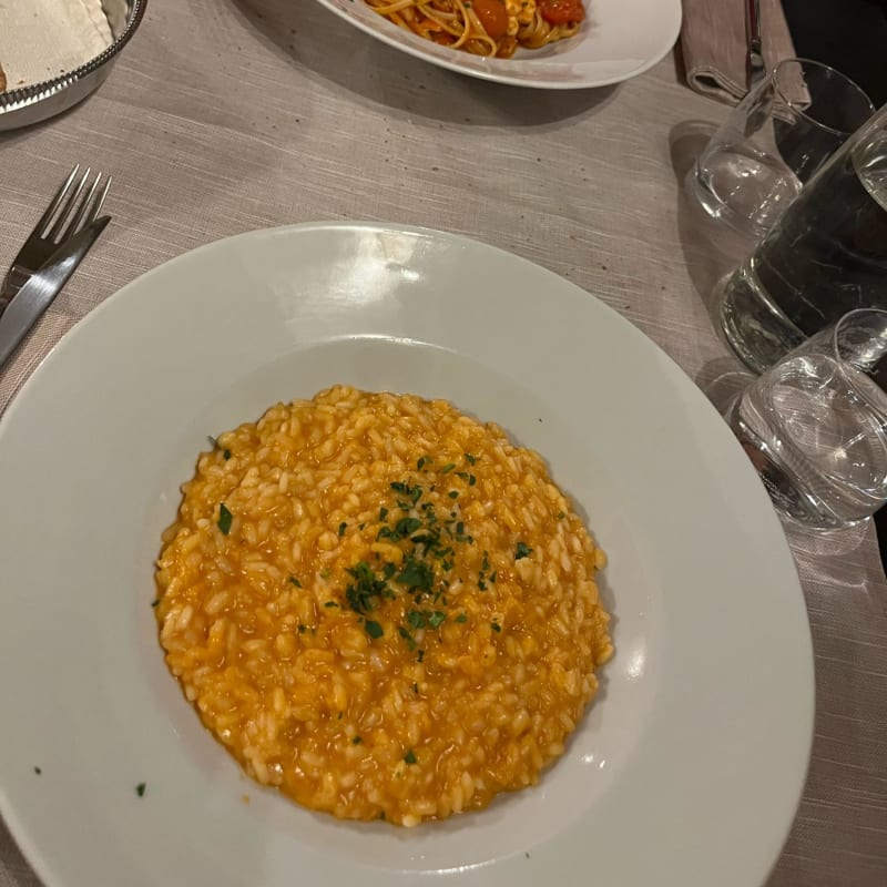 Risotto con crema di scampi  - L'Osterietta