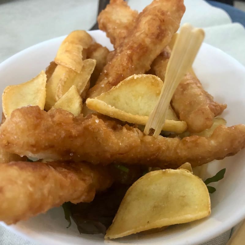 Baccalà fritto - Osteria del Pescatore, Reggio Emilia