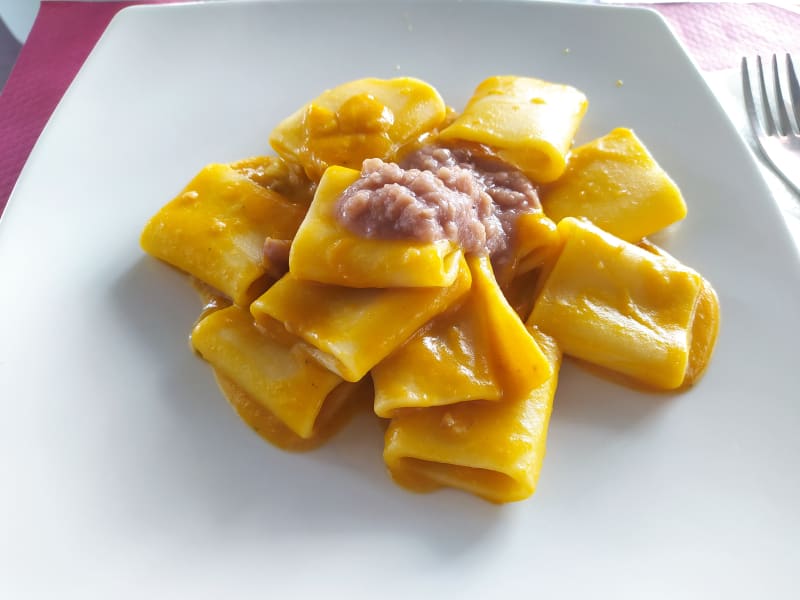 Paccheri zucca e castagne - Agriturismo Terra del Vento