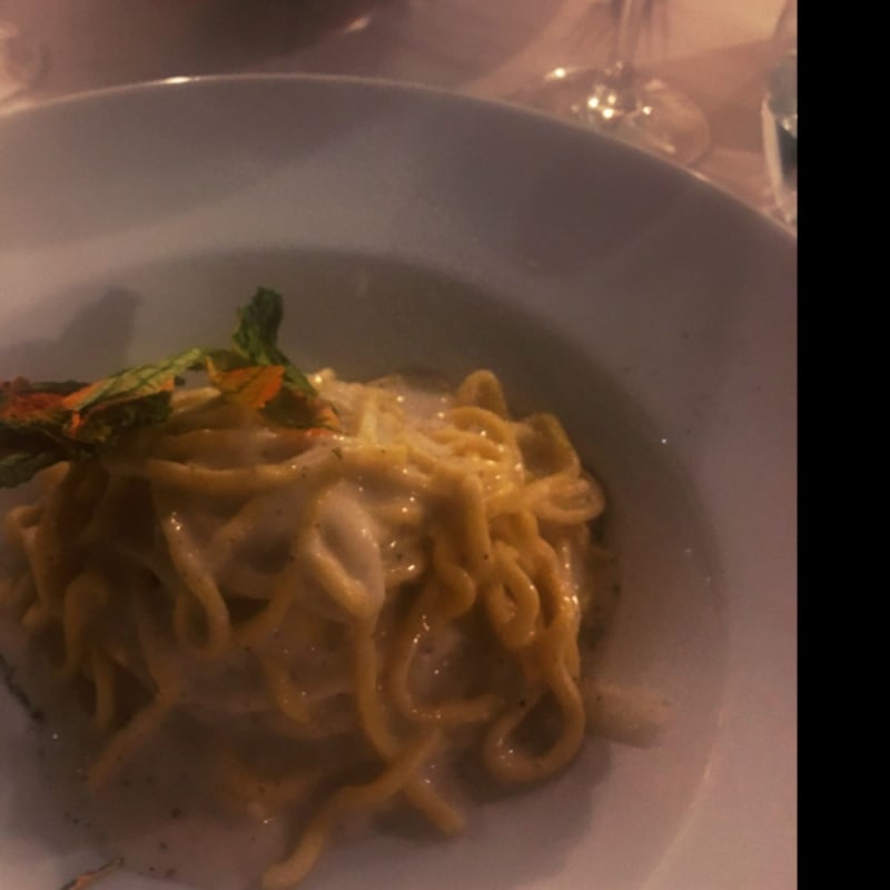 Cacio e pepe - Osteria Via Mantova, Rome