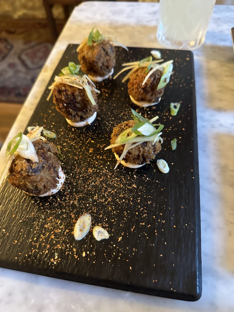 Croquetas de Shiitake y Miso - El Doble, Barcelona