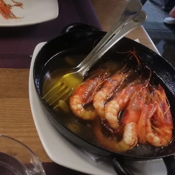 Gambas à l'ail - Taberna Lekeitio, Cambrils