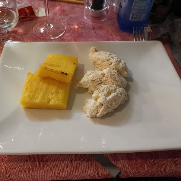 Tris di mantecati con polenta - Ristorante Messner, Venice