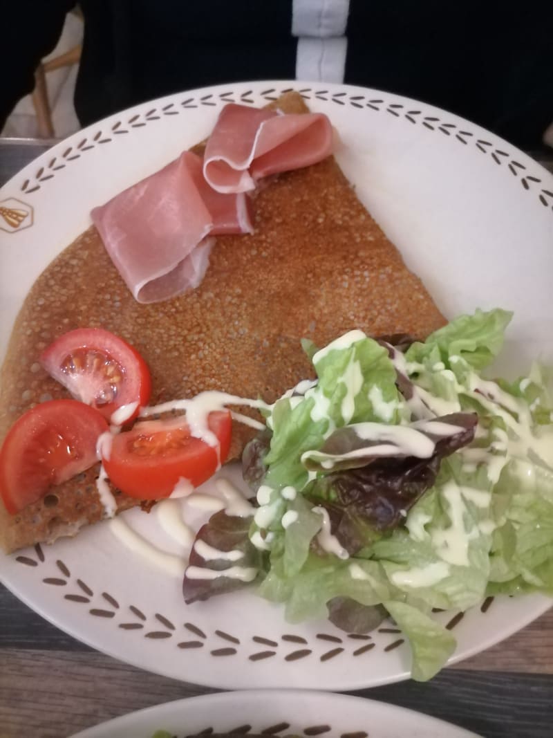 Crêpe avec viande hachée  - Crêperie La Petite Troménie, Bry-sur-Marne