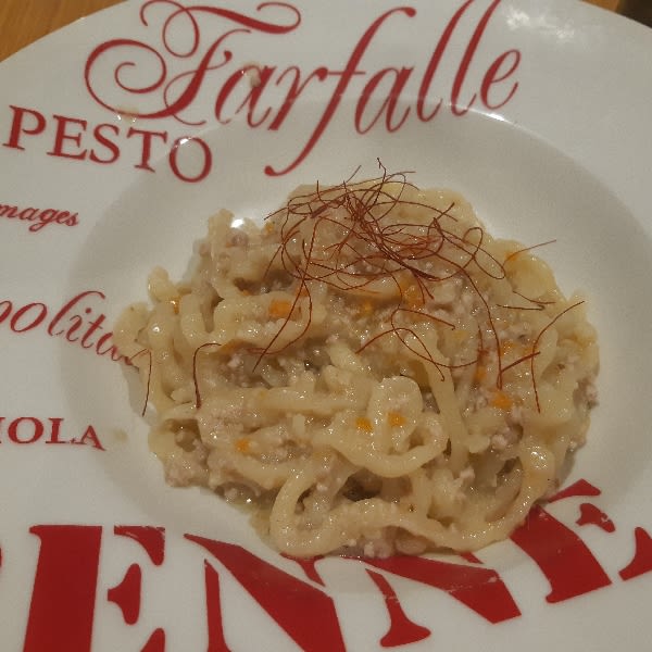 Pici con ragù di cinta senese al limone e zenzero - Ristorante La Gustea