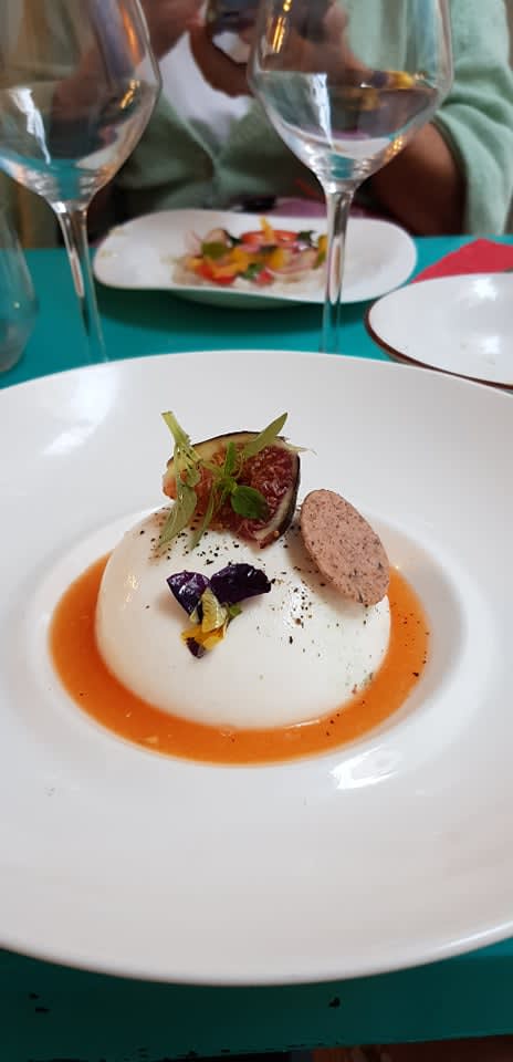 Burrata/Melon - À l’Ombre de la Ville, Brussels