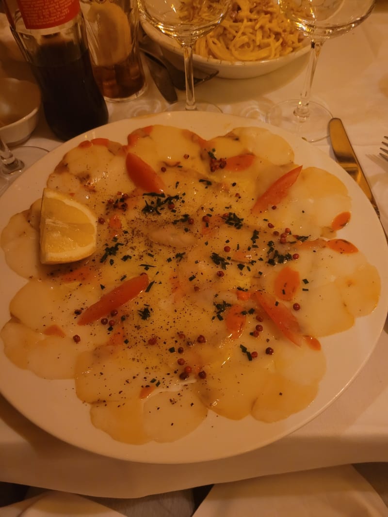 Carpaccio Saint Jacques  - Auberge de Venise Montparnasse, Paris