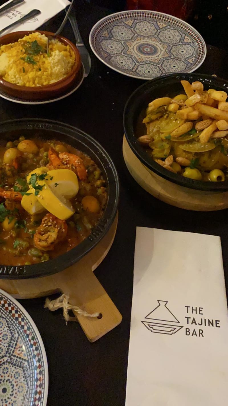 Tajine catch of the day en kip olijf - The Tajine Bar, Amsterdam