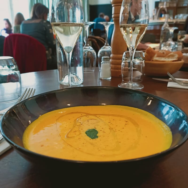 velouté de potimaron - Le Chasséen, Paris