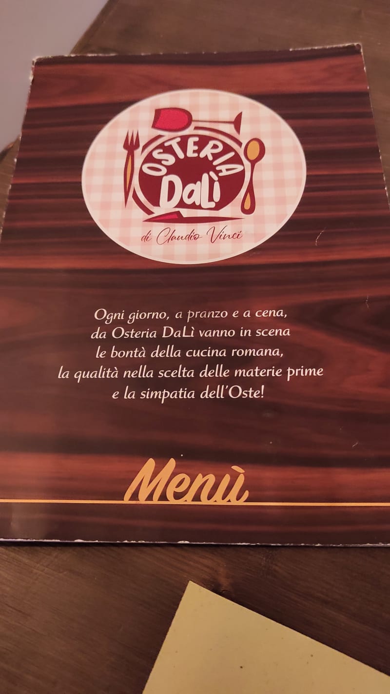 Osteria DaLí di Claudio Vinci, Latina