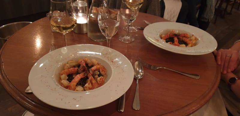 Gambas Aux Langues D'oiseau  - Juste le Zinc, Paris