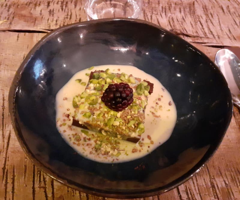 Fondant chocolat et crème anglaise - Le Garde Manger, Levallois-Perret